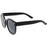 zeroUV Womens Designer Round Oversize Retro Fashion Sunglasses 8623 Sunglasses White Smoke Havana Green,Havana Amber,Black Lavender,Black Smoke,Blue Lavender,Nude Amber,Smoke Lavender,Block Tortoise Amber,White Smoke,Red Smoke,Tortoise  Brown,Black / Smoke (Polarized),Tortoise / Brown (Polarized),Clear / Clear