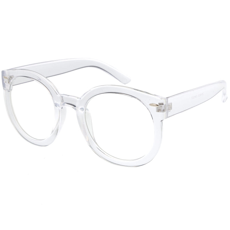 zeroUV Womens Designer Round Oversize Retro Fashion Sunglasses 8623 Sunglasses White Smoke Havana Green,Havana Amber,Black Lavender,Black Smoke,Blue Lavender,Nude Amber,Smoke Lavender,Block Tortoise Amber,White Smoke,Red Smoke,Tortoise  Brown,Black / Smoke (Polarized),Tortoise / Brown (Polarized),Clear / Clear