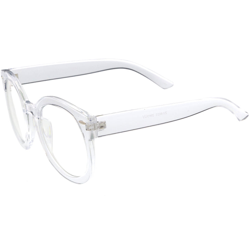 zeroUV Womens Designer Round Oversize Retro Fashion Sunglasses 8623 Sunglasses White Smoke Havana Green,Havana Amber,Black Lavender,Black Smoke,Blue Lavender,Nude Amber,Smoke Lavender,Block Tortoise Amber,White Smoke,Red Smoke,Tortoise  Brown,Black / Smoke (Polarized),Tortoise / Brown (Polarized),Clear / Clear