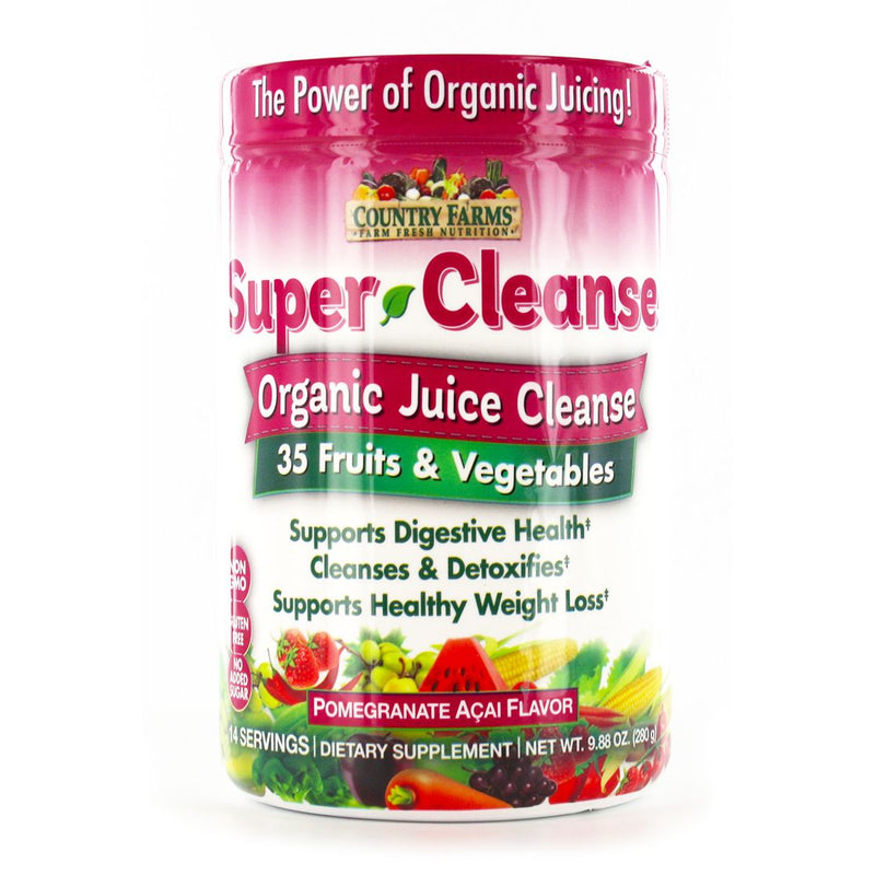 Country Farms Country Farms Super  Clns Pw 280 Gm Vitamins & Supplements White Smoke