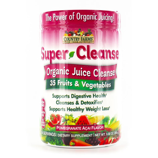Country Farms Country Farms Super  Clns Pw 280 Gm Vitamins & Supplements White Smoke