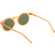 zeroUV 1920's P3 Dapper Vintage Inspired Round Sunglasses Sunglasses White Smoke Yellow,Black Smoke,Tortoise Amber,Dark Tortoise Green,Tortoise Smoke,Black Green,Orange Green