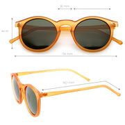 zeroUV 1920's P3 Dapper Vintage Inspired Round Sunglasses Sunglasses White Smoke Yellow,Black Smoke,Tortoise Amber,Dark Tortoise Green,Tortoise Smoke,Black Green,Orange Green