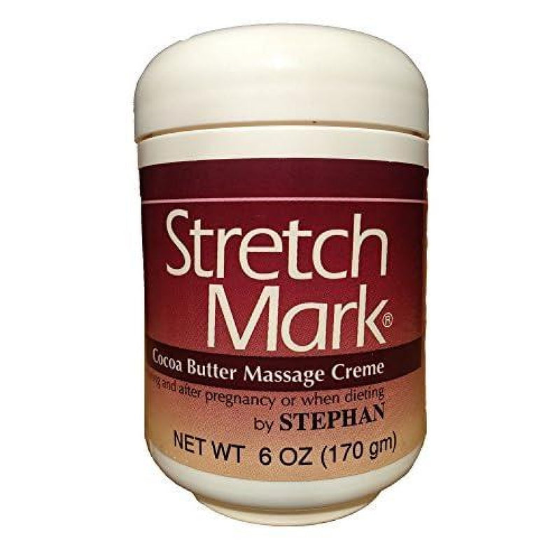 Balm Barr Balm Barr Stretch Mark Cocoa Butter Massage Creme - 6 Oz Lotion & Moisturizer White Smoke