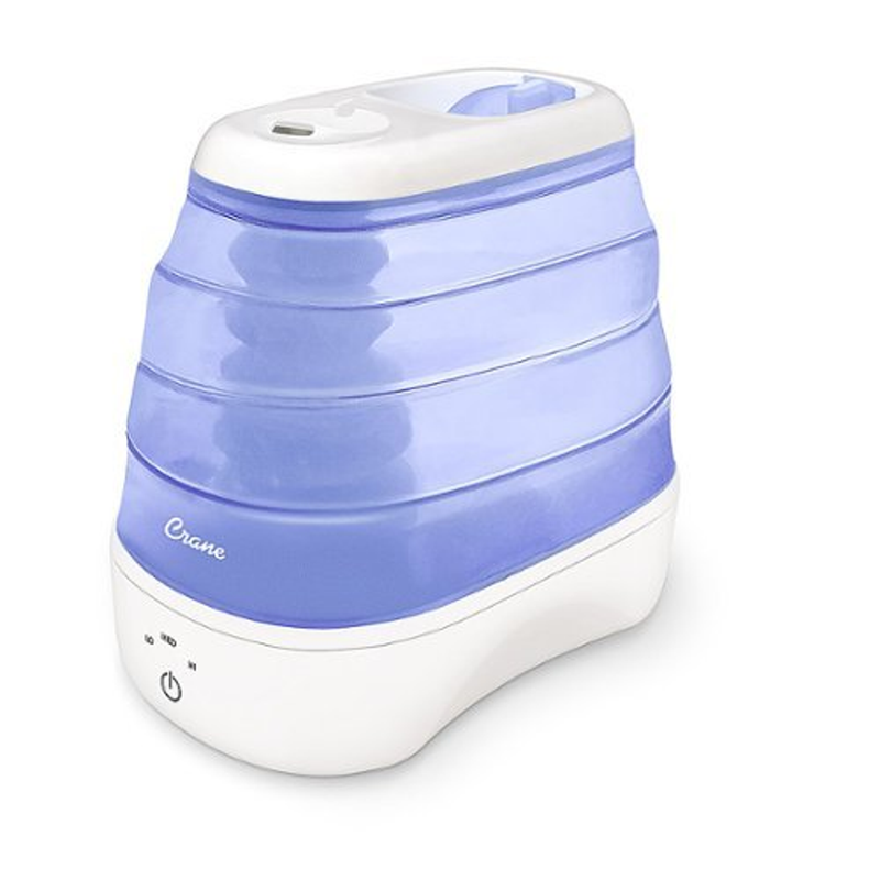 Crane Crane Cool Mist Collapsible Humidifier - Blue And White Humidifiers White Smoke