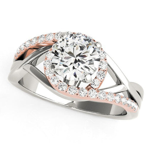 Bids.com 14k White And Rose Gold Bypass Diamond Engagement Ring (1 1/4 cttw) Rings White Smoke 3 / White & Rose Gold,3.5 / White & Rose Gold,4 / White & Rose Gold,4.5 / White & Rose Gold,5 / White & Rose Gold,5.5 / White & Rose Gold,6 / White & Rose Gold,6.5 / White & Rose Gold,7 / White & Rose Gold,7.5 / White & Rose Gold,8 / White & Rose Gold,8.5
