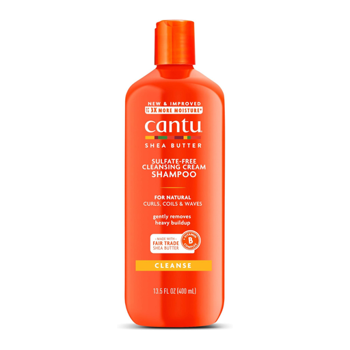 Cantu Cantu Shea Butter Sulfate-Free Cleansing Cream Shampoo – 13.5 fl oz Shampoo White Smoke
