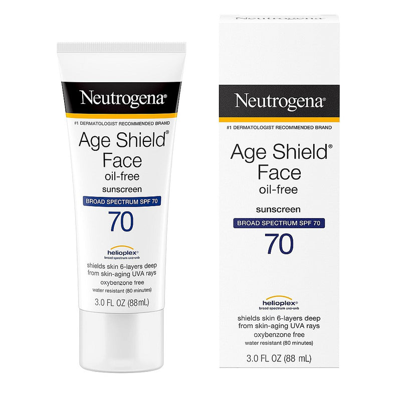 Neutrogena Neutrogena Age Sheild Face Lotion Sunscreen Broad Spectrum SPF 70 Sunscreen White Smoke