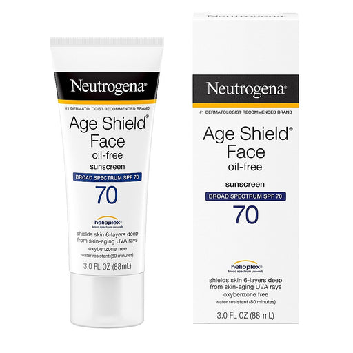 Neutrogena Neutrogena Age Sheild Face Lotion Sunscreen Broad Spectrum SPF 70 Sunscreen White Smoke