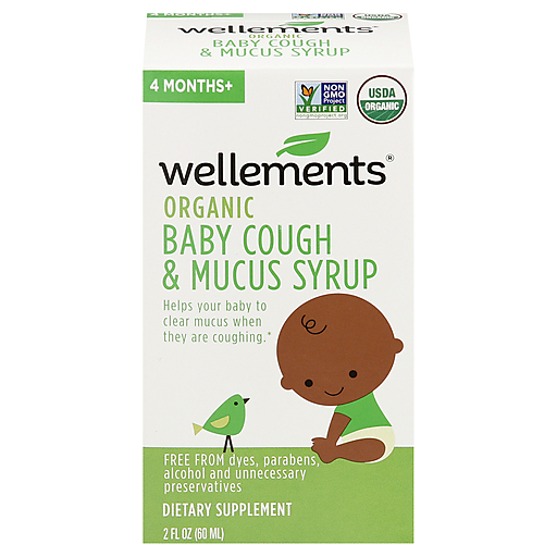 Wellements Wellements Organic Baby Cough And Mucus Syrup, 2 Fl Oz Medicine & Drugs Lavender