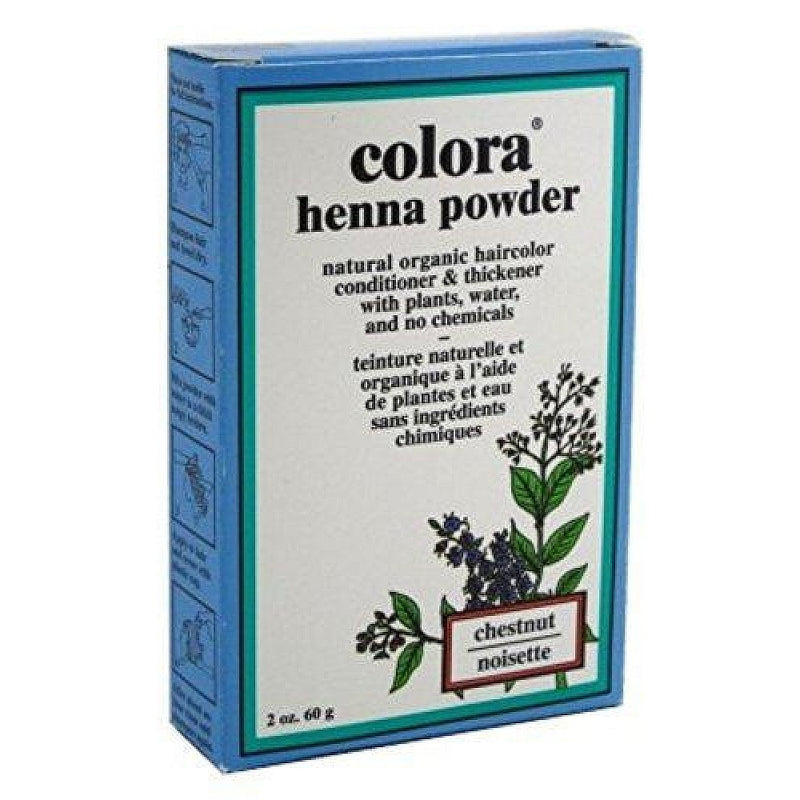 Colora Colora Henna Powder Hair Color Chestnut, 2 Oz Hair Color Gray