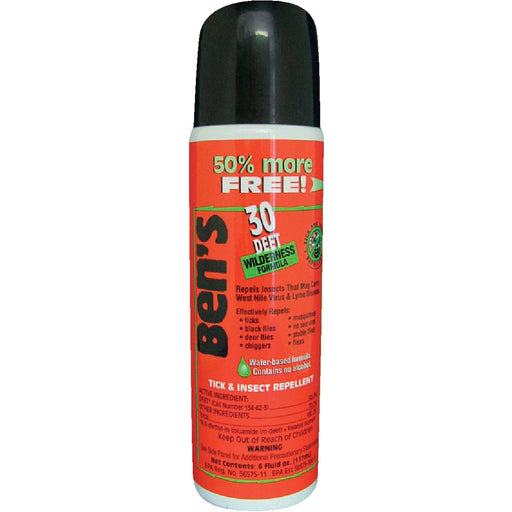 Ben's Ben's 30 Tick And Insect Repellent Eco Spray 6 Oz Repellents Black