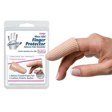 Pedifix Pedifix Visco-Gel Finger Protector - Large - 1 Piece Finger Protector White Smoke