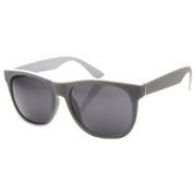 zeroUV Super Retro Hipster Horned Rim Frame Sunglasses 8693 Sunglasses White Smoke Matte Black Smoke,Shiny Black Smoke,Grey Rubber Smoke,Grey Rubber Sun Mirror,Matte Black Purple Mirror