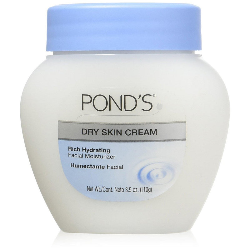 Pond's Pond's Dry Skin Cream Facial Moisturizer 3.9 Oz. Jar Face Moisturizer White Smoke