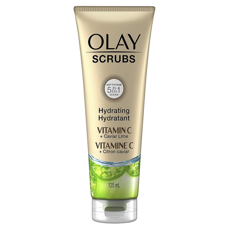 Olay Olay Hydrating Vitamin C + Caviar Lime Scrubs 125 Ml Lotion & Moisturizer White Smoke