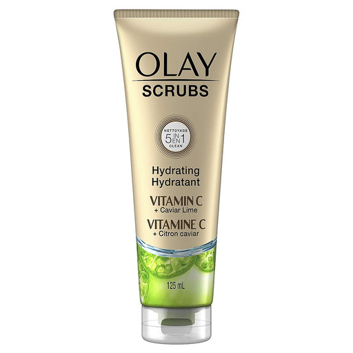 Olay Olay Hydrating Vitamin C + Caviar Lime Scrubs 125 Ml Lotion & Moisturizer White Smoke