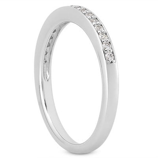 Bids.com 14k White Gold Micro-pave Flat Sided Diamond Wedding Ring Band Rings White Smoke 4 / White Gold,4.5 / White Gold,5 / White Gold,5.5 / White Gold,6 / White Gold,6.5 / White Gold,7 / White Gold,7.5 / White Gold,8 / White Gold,8.5 / White Gold,9 / White Gold