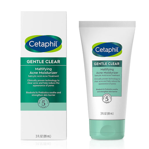 Cetaphil Cetaphil Acne Moisturizer, Gentle Clear, Mattifying 3 Fl Oz Lotion & Moisturizer White Smoke
