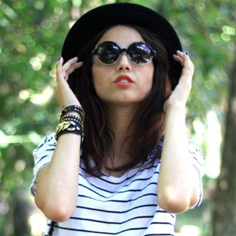 zeroUV Retro Sleek Large Round Fashion Sunglasses 8704 Sunglasses Black Solid Black,Solid Tortoise,Brown,Smoke,Tortoise Clear,Black Clear