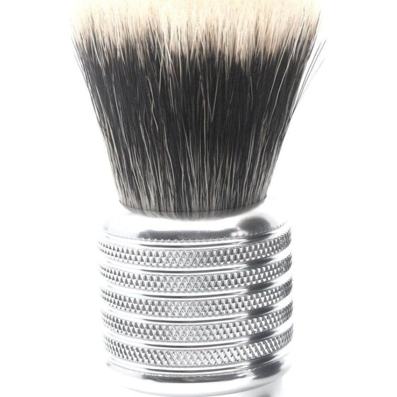 Alpha Brush Shaving Co. Alpha Brush & Shaving Co. El Gordo G5 Shaving Brush Shaving Brush Light Gray Silver
