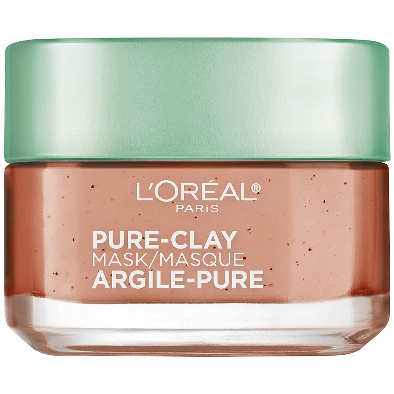Loreal Loreal L'Oreal Paris Exfoliate & Refine Pores Pure Clay Mask - 1.7oz Masks Gray