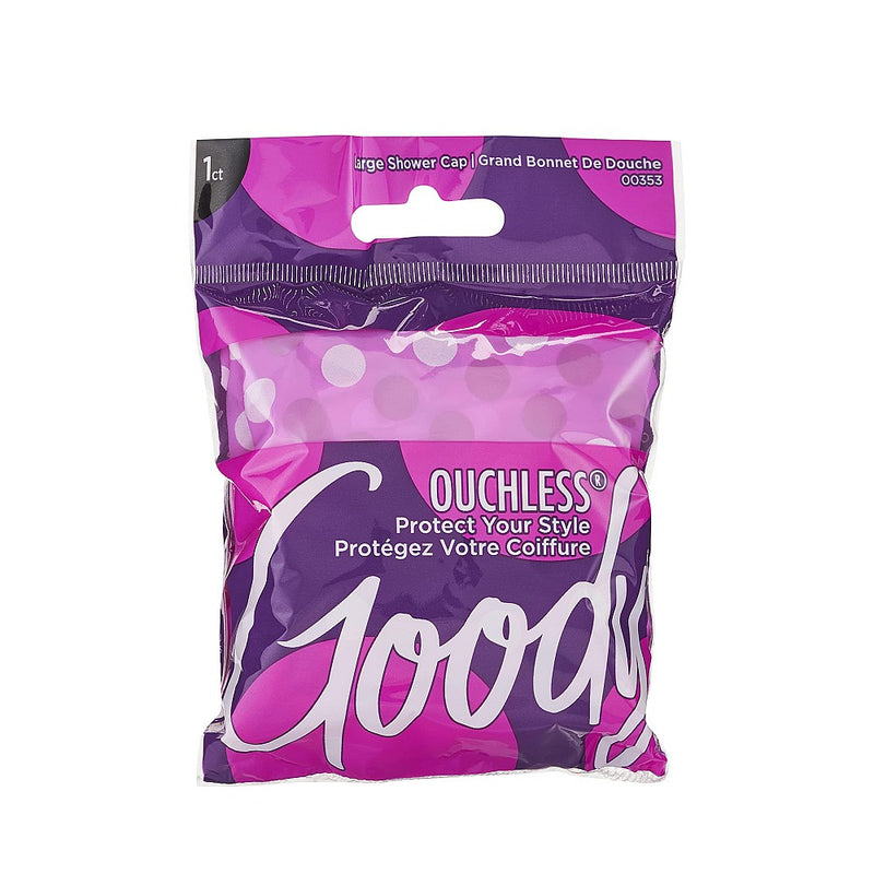 Goody Goody Shower Cap, Bouffant Style Shower Caps White Smoke