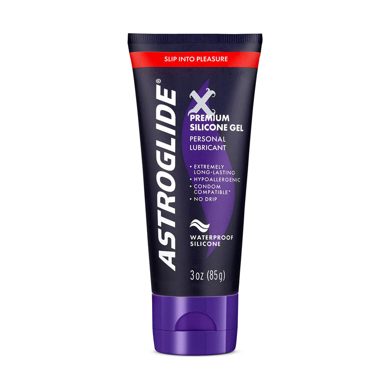 Astroglide Astroglide X Gel, Premium Silicone Gel Personal Lubricant, Waterproof Lube, 3 Oz Personal Lubricants White Smoke