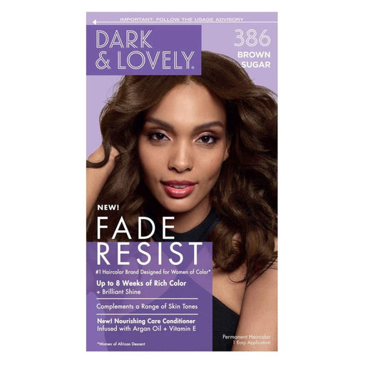 Dark & Lovely Dark and Lovely Fade Resist Hair Color Brown Sugar 386 Hair Color Black Default Title