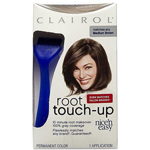 Nice N Easy Nice N Easy Clairol Root Touch-Up Permanent Hair Color Creme, 5 Medium Brown Hair Color Antique White