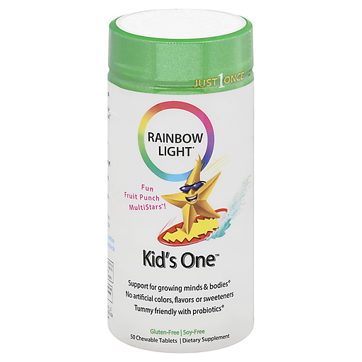 Rainbow Light Rainbow Light Kid's One, Chewable Tablets, Fruit Punch Health & Beauty Lavender