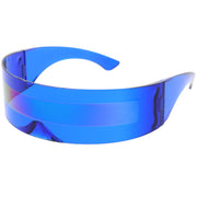 zeroUV Futuristic Retro Mirror Wrap Around Shield Sunglasses 8762 Sunglasses White Smoke Smoke Sun Mirror,Smoke Silver Mirror,Smoke Ice Mirror,Clear Red Smoke,Clear Blue Smoke,Black Smoke,Midnight,Sun,Pink,Blue,Silver Mirror,Clear Blue Rainbow,Clear Holo,Light Red,Light Purple
