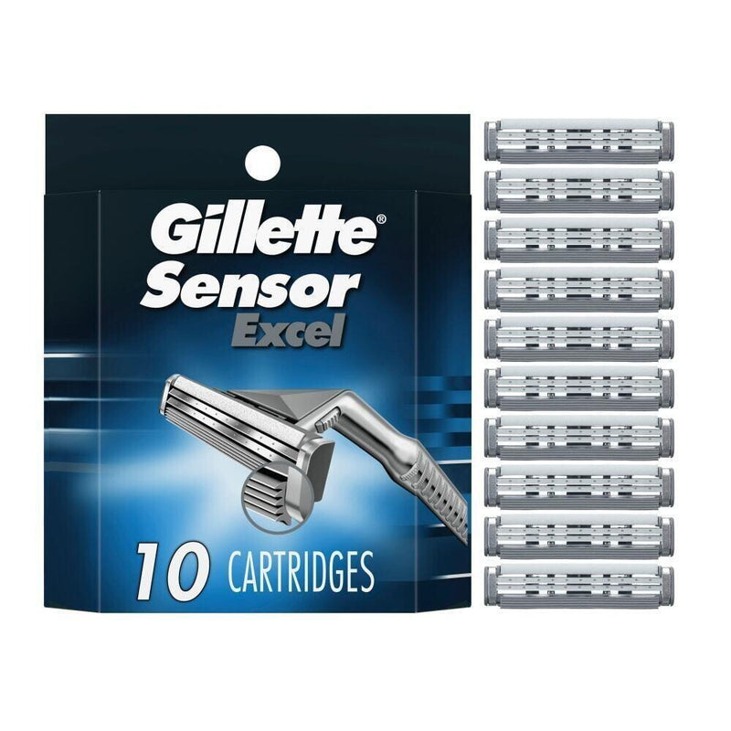 Gillette Gillette Sensor Excel Men's Razor Blade Refills - 10ct Razor Blades Dark Slate Gray