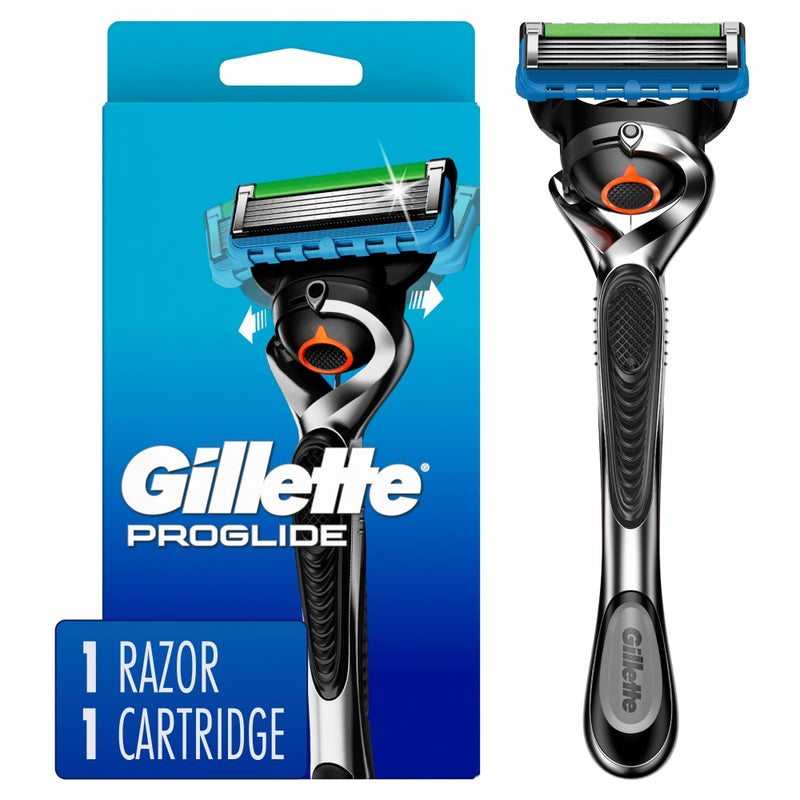 Gillette Gillette ProGlide Razor For Men, Handle + 1 Blade Refill Razors & Razor Blades White Smoke