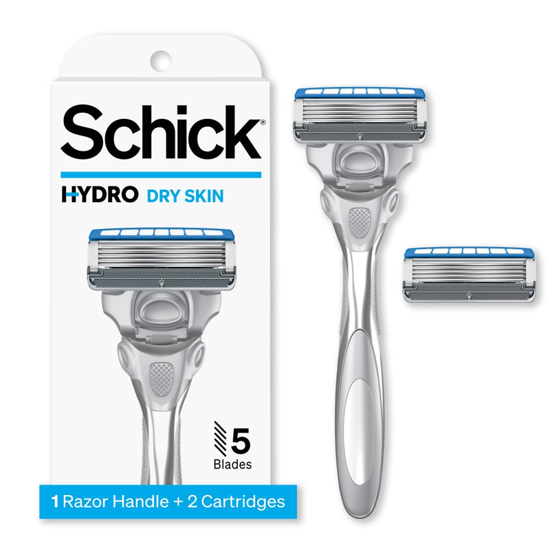 Schick Schick Hydro Dry Skin 5 Blades Razor Personal Care White Smoke