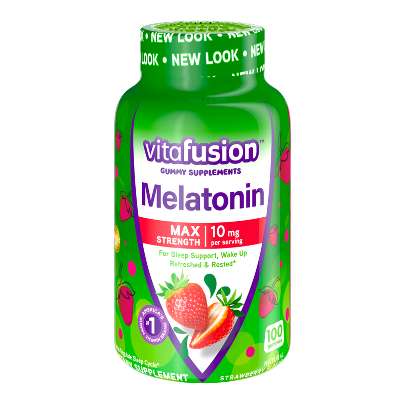 Vitafusion Vitafusion Gummies  Melatonin 100 Vitamins & Supplements White Smoke