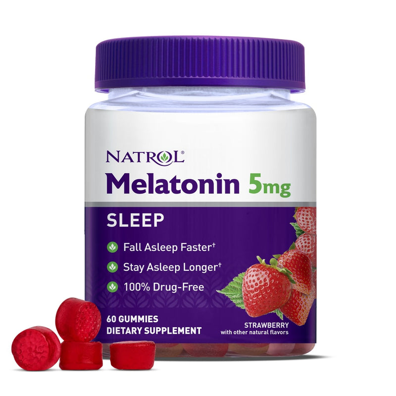 Natrol Natrol® Melatonin Gummies – 5 mg (Strawberry) Health & Beauty White Smoke