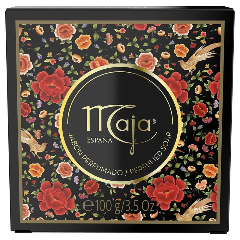 Maja Maja Classic Scented Soap Bar – Luxury Bath Soap with Essential Oils, 3.5 oz Bar Soap Black