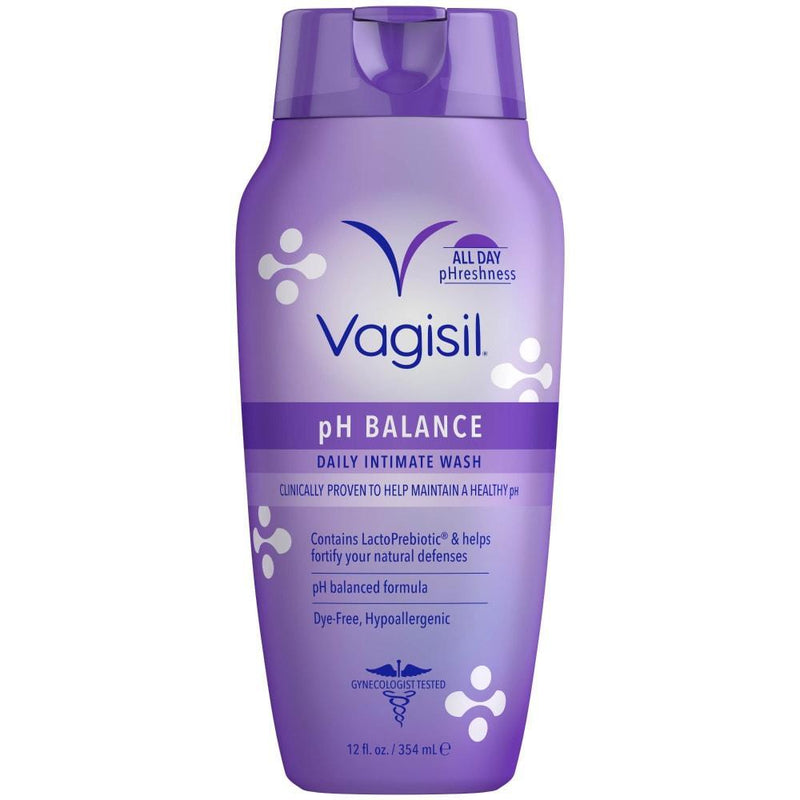 Vagisil Vagisil pH Balance Daily Intimate Wash with LactoPrebiotic, 12 fl oz Personal Care White Smoke