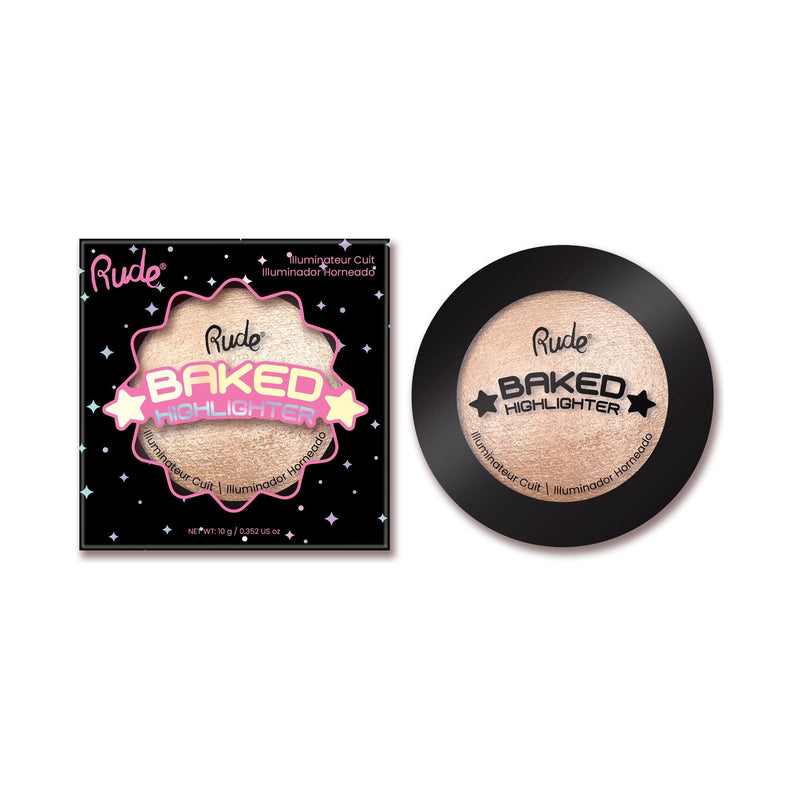 Rude Cosmetics Baked Highlighter Highlighter Black All Eyes On Me