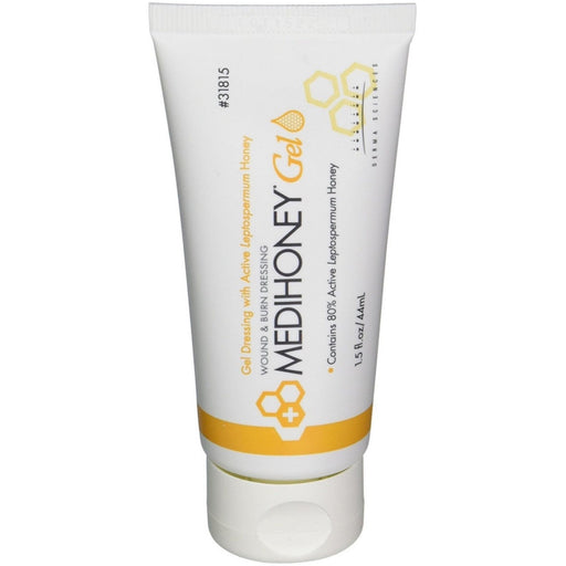 Derma Sciences Derma Sciences Medihoney Wound And Burn Dressing Gel, 1.5-ounce Tube MK Medical Supplies White Smoke