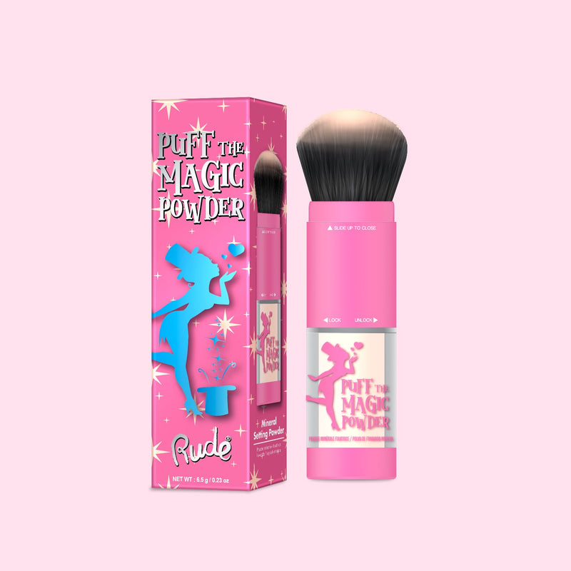 Rude Cosmetics Puff the Magic Powder Powder Misty Rose Natural