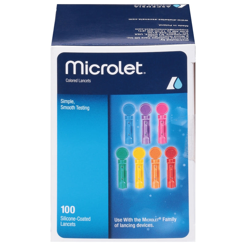 Microlet Microlet Bayer Colored Lancets Health & Beauty Midnight Blue