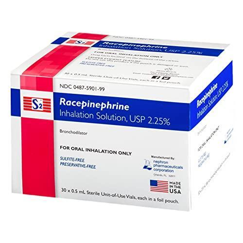 Nephron Pharmaceutical Nephron Pharmaceutical 12458900 S2 Racepinephrine Inhalation Solution Bubble Blowing Solution White Smoke