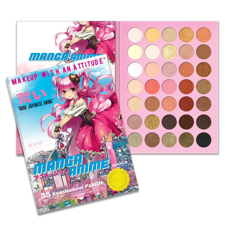 Rude Cosmetics Manga Anime Makeup 35 Eyeshadow Palette Book 2 Eyeshadow Palettes Thistle Manga Anime
