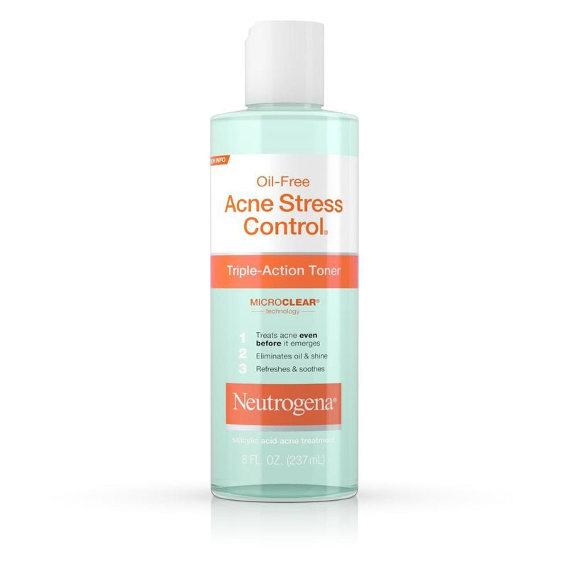 Neutrogena Neutrogena Acne Stress Control Triple Action Toner 8 Oz Toners White Smoke