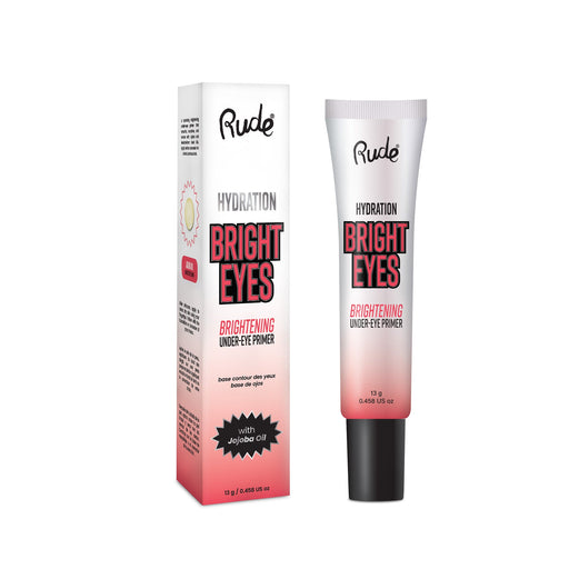 Rude Cosmetics Under Eye Primer Paper Display, 24pcs Wholesale Set White Smoke