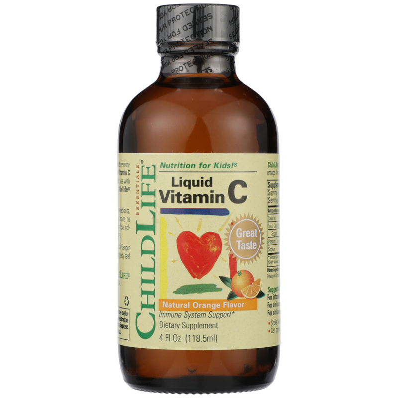 ChildLife ChildLife Essentials, Liquid Vitamin C, Natural Orange Flavor, 4 Fl Oz (118.5 mL) Vitamins & Supplements White Smoke