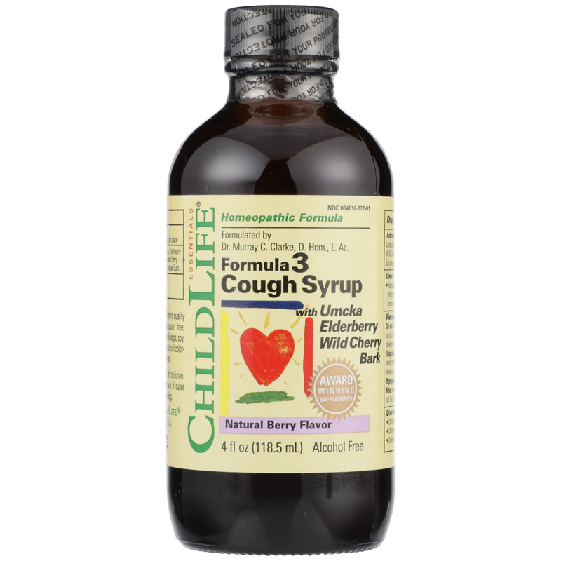 ChildLife ChildLife Essentials® Cough Syrup – Formula 3 (Natural Berry Flavor) Syrup White Smoke