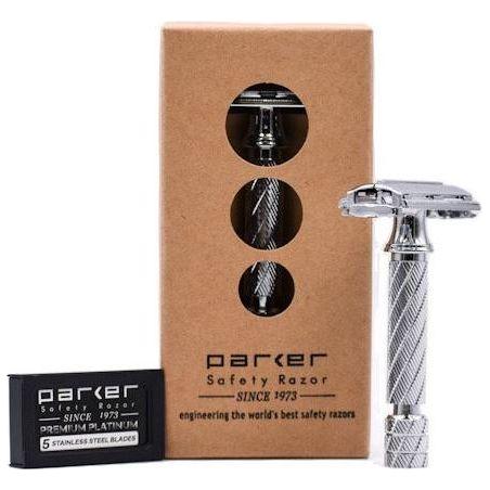 Parker Parker 87R Short Handle Safety Razor Safety Razor Rosy Brown